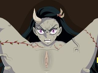 Hentai ZZZ: Demon Slayer | Nezuko Demon Form Deep Anal (hentai)