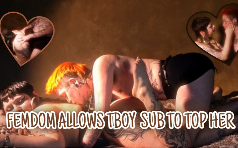 Femdom permette al transessuale sottomesso di dominarla (Punk Goblin) Femdom Allows T-boy Sub to Top Her (Punk Goblin)