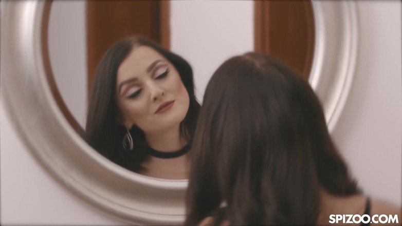 Spizoo: Hot brunette Katy Rose gets a mouth full of cum