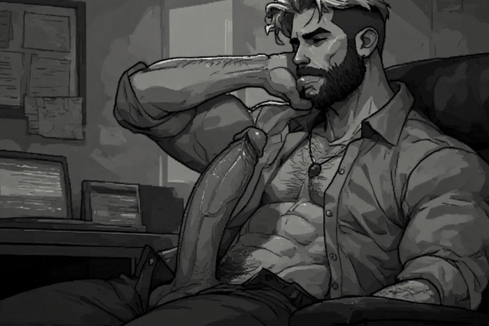 Erotic Man: Гетеросексуальный мужик умоляет тебя лизать его дырку