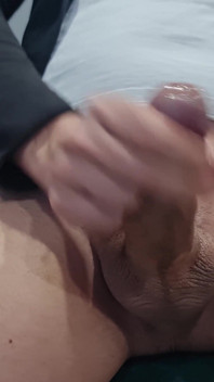 Polla aceitada y semen blanco grueso