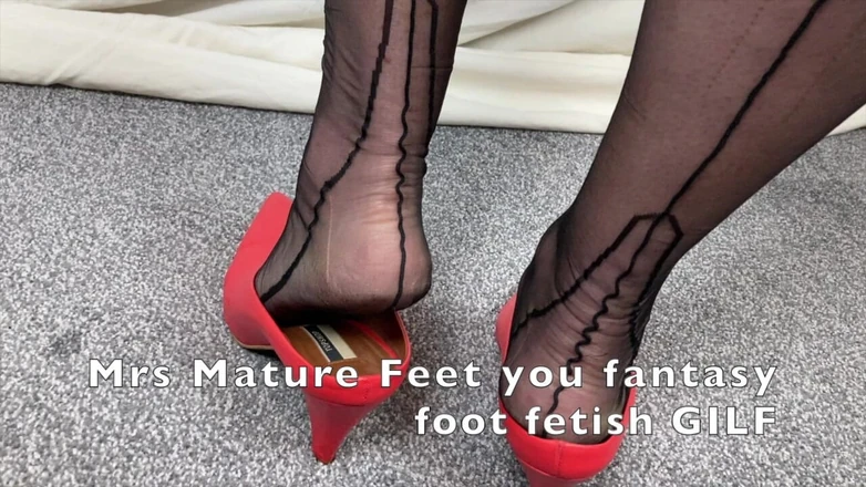 Mr MF: Mrs Mature Feet Is Just Home From Church Part - 1