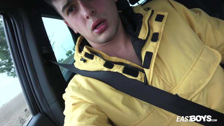 East Boys studio: Big Dick Handjob in the Car with Finn Harper