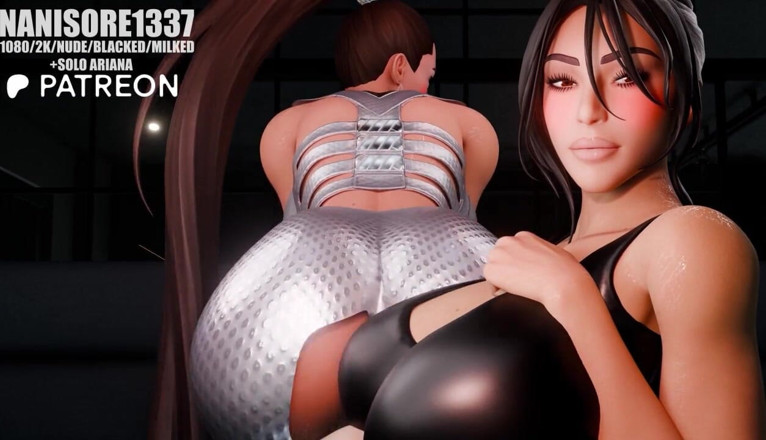 Nanisore1337: Kaste Ariana X Kim omvänd cowgirl POV