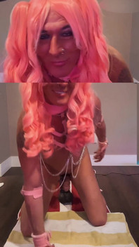 BDSM Leather Slave Short