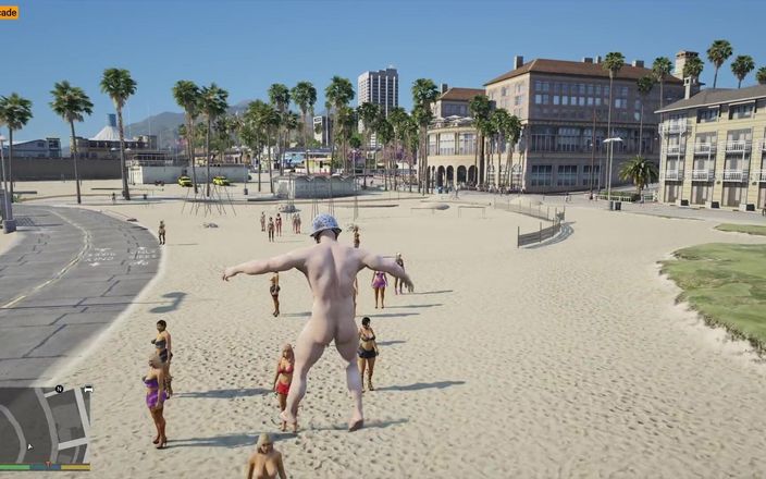 LewdArcade: Gta V nago mod zainstalowany gra grać gorąca kawa sex...