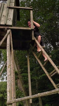 Xxl Pissing From Above in the Forest