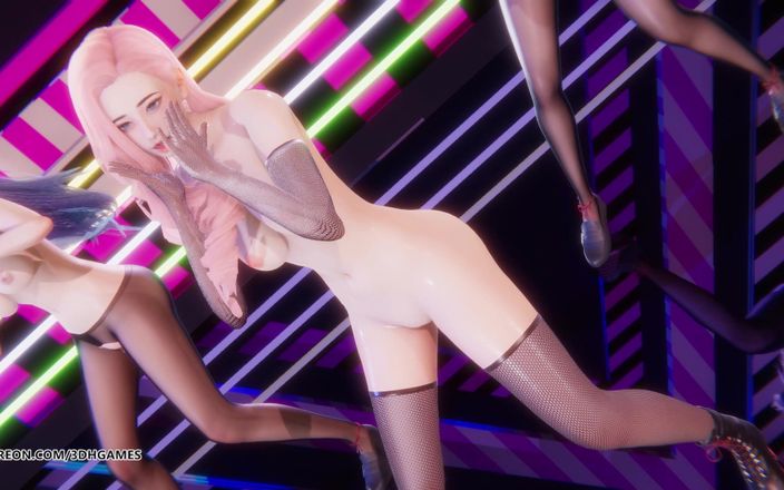 3D-Hentai Games: [mmd] Viviz - bopbop ahri kaisa seraphine seksi kpop dansı 4k 60 fps