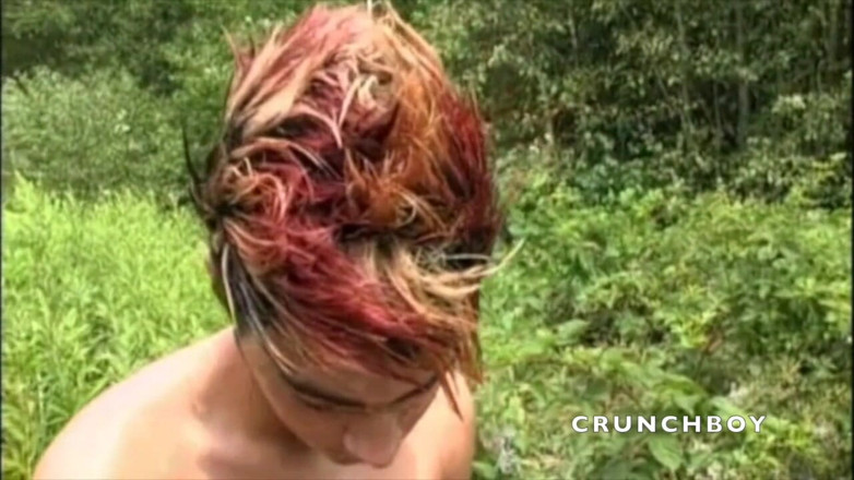 Slut twink used bareback by XXL cock: Sexy young twinks fucking oudoor for discret sex