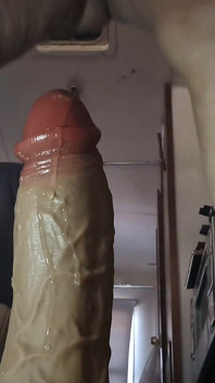 Humongous Dildo in MILF GILF Pussy