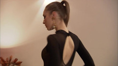 Dark Holes: Alexandra Stein Průhledný Overal Pro Smyslný Strip