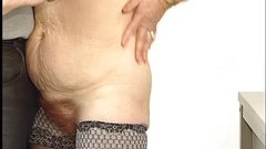 Granny gets fingered and then fucked