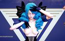3D-Hentai Games: Söylenti Seraphine Gwen Caitlyn seksi striptiz