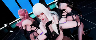 MikuMotion: [mmd] Brave Girls - Rollin' Four People; Nude Dancing; Dance Sex;...