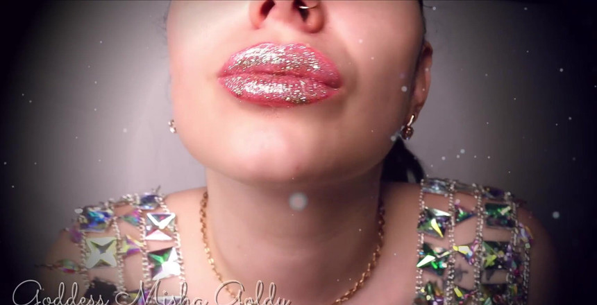 Goddess Misha Goldy: Jak může někdo říct ne perfektní plné velké rty jako ty...