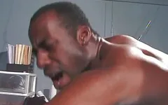 Big black boy fucked by his master