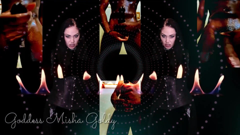 Goddess Misha Goldy: Grote zwarte lul mindfuck! Niets doet je verder zo hard...