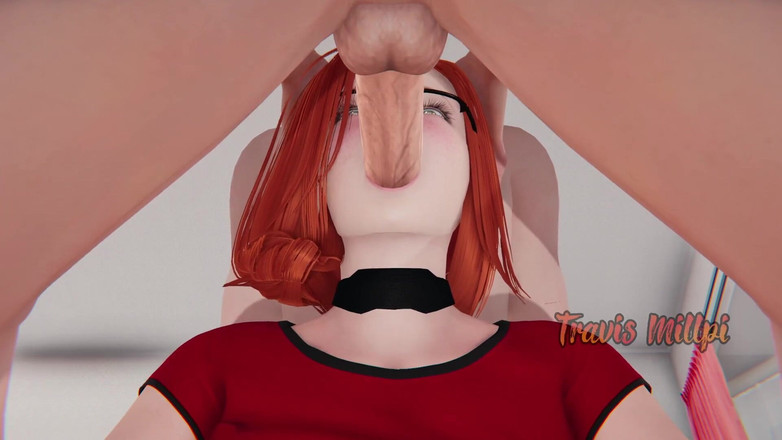 TravisMillpi: 프로처럼 이중 삽입을 하는 빨간 머리 미녀!