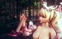 H3DC: 3D Hentai Overwatch Mercy îți masturbează pula