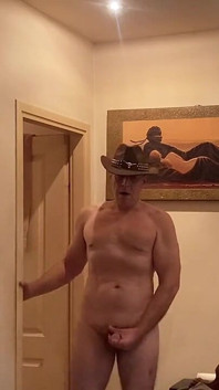 A Lonely Cowboy Masturbating