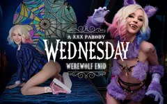 Quarta-feira: Werewolf Enid uma paródia xxx