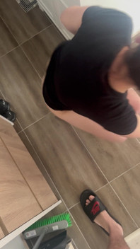 Stökig anal innan hon går till jobbet