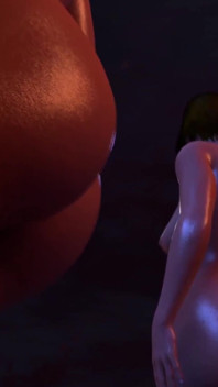 おっぱいとお尻の揺れ物理学デモ2