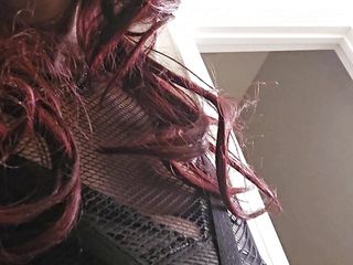 Jasmine Sub: Sissy transvestiten-ehemann gangbang auf dildos