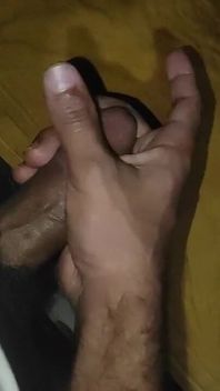 玩弄湿润阴茎的方式真的很棒