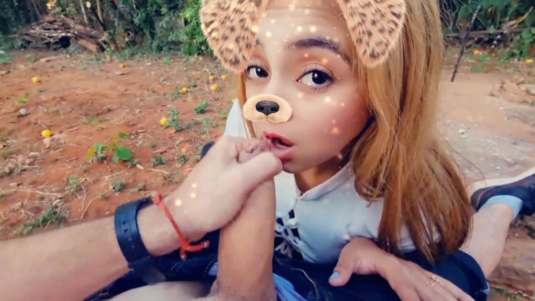 Latinascachondas: Blonde Latina Sucking Cock