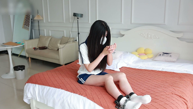 Asian bondage: The Pure Girlfriend's White Sock Restraint, Her Fair Legs and...