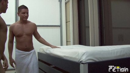 Gay Diaries: Horny dude gets his haiy dick bloweed by brunette guy...