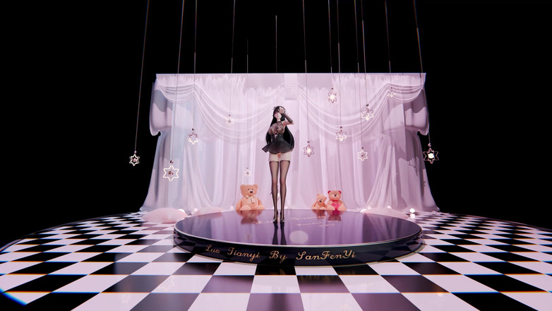 MikuMotion: [mmd] 精品excuse Me 淫纹; 脱衣舞; 黑丝; 喷水