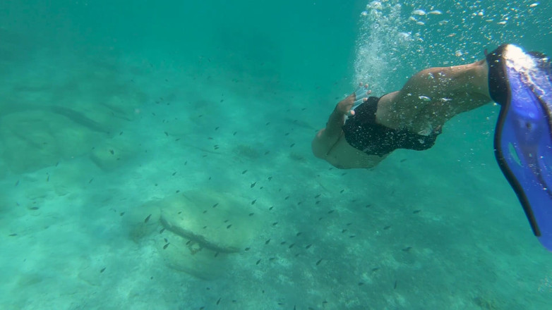 Luna and Sage: Vlog Snorkeling | Pasangan asli | Kolam