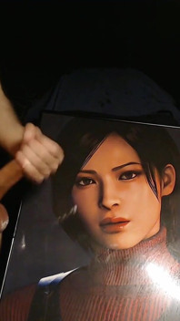 Sperma-hommage für Ada wong (spielfigur aus Resident Evil 4 remake) riesige ladung