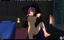 H3DC: 3D хентай девушка с тыквой трахается ночью накануне Хэллоуина