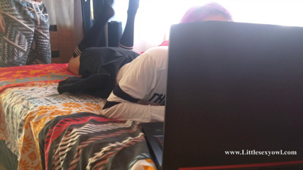 Littlesexyowl: my stepfather won't let me do my homework, he always...