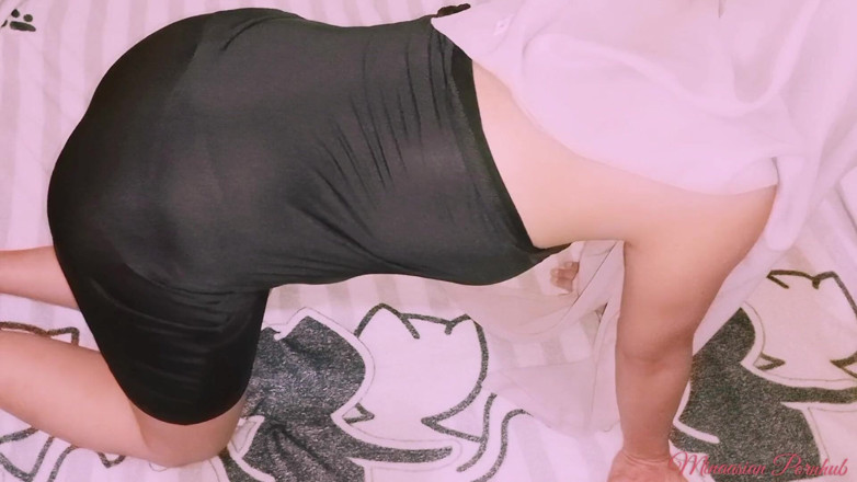 Wulan indah: Guru Tudung Putih Cantik Baru - principal sebentar Langsung Muncrat