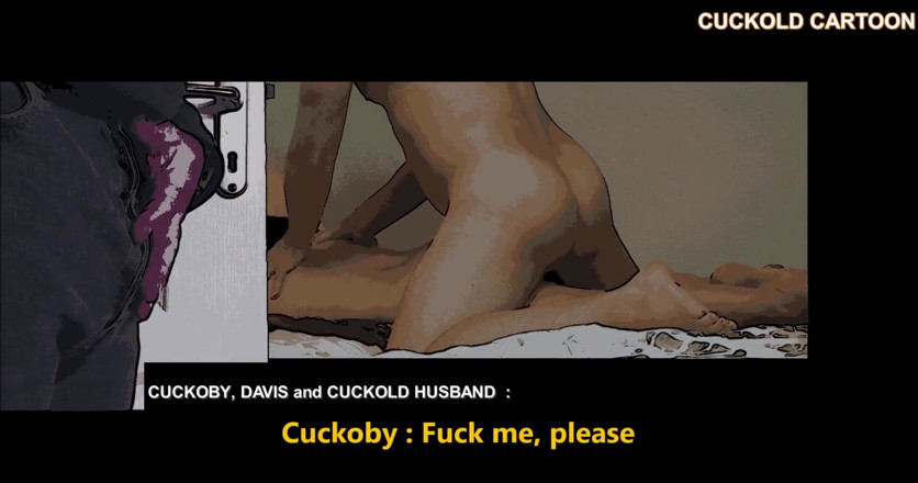 Cuckoby: Dessin animé cocu : sodomie devant son mari