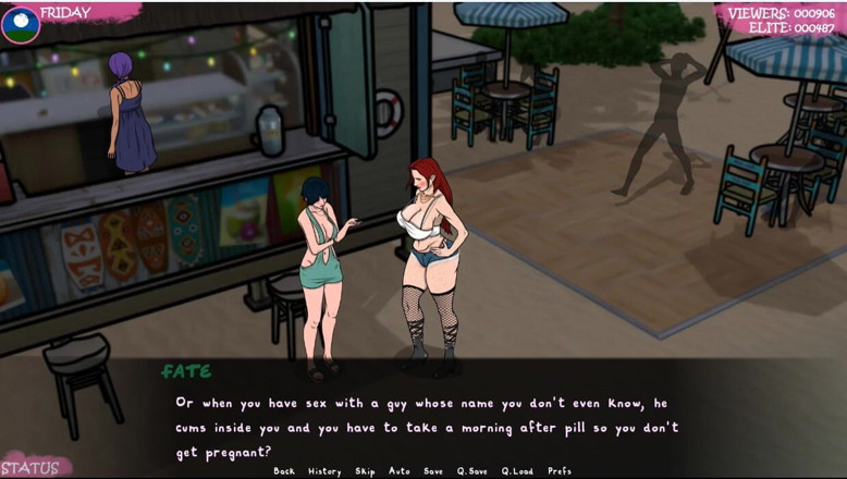XXX Games Bunk: Lust Town - Gameplay - Roleplay - Amanda pracuje w barze i zostaje...