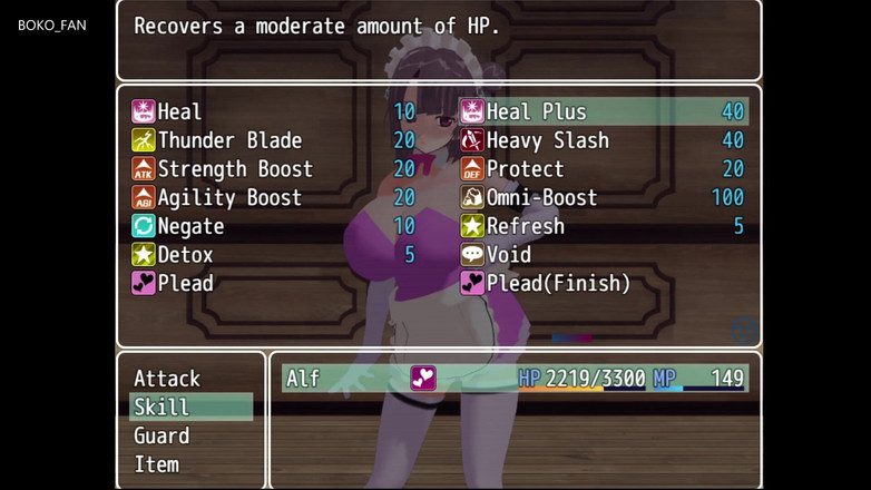Boko Fan: Girl Beats Hero 2 Lusy (boko877)