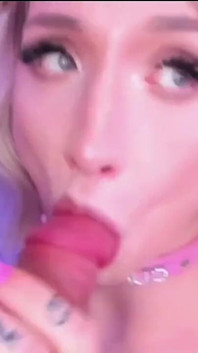 Real Blonde Trans Wife Suck Big Cock