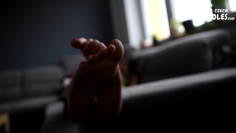 Czech Soles - foot fetish content: Caught at sniffing wife's shoes