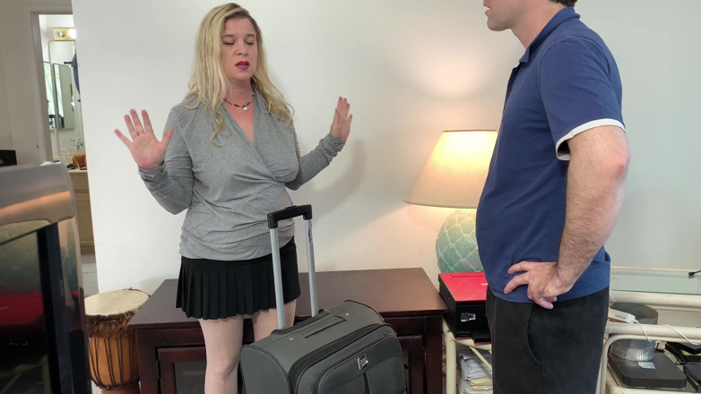 Erin Electra: Stepdad Pumps Stepdaughter's Pussy Full of Cum After Cuming in...