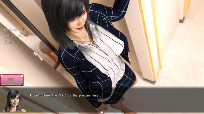Dirty GamesXxX: Lisa: Dvě sexy zadky v obchodě s oděvy, díl 11