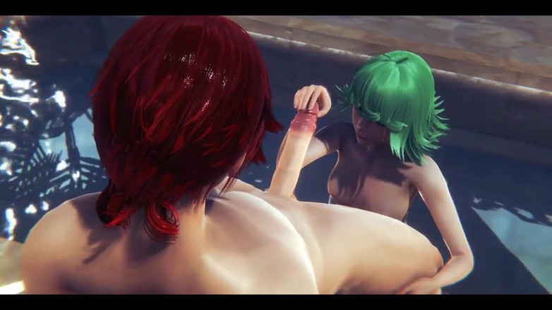 HentaiTubes: One punch man - tatsumaki masturbación con la mano y follada -...