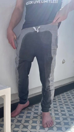 AmateurBoysPissing: Truth or Dare - Had to Piss and Wet My Pants