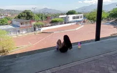 Sexy Girl with Huge Butt, Suffers an Accident, I Help Her Get Home and She Eats All My Cock in Gratitude