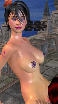 Animated 3D Cartoon Porn - a Beautiful Girl's Pussy Licked by a Big Breasted Shemale
