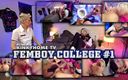 Kinky home: Femboy college  - wild kinky couple having crazy fun!